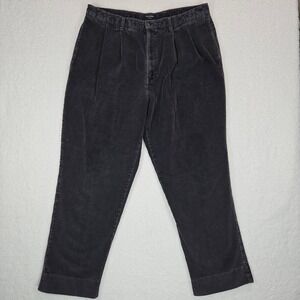 Vintage Dockers Corduroy Pants Men's 38x30 Wide Wale Loose Fit Dark Academia